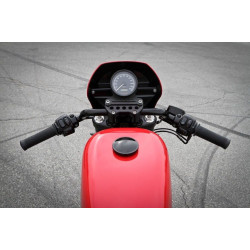 PartzBiz HD DS06100750 - Burly Black Vinyl Extended Cable Kit Clubman Bar Harley Sportster 04-06 Sngl Dsc | B30-1098