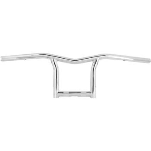 PartzBiz HD: 4421554-Burly Brand Chrome 8inch Rise The Sid 1inch Handlebars Slotted Harley & Custom