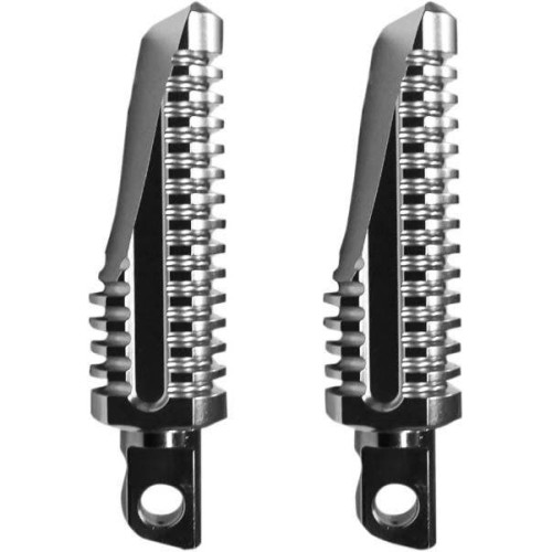 PartzBiz HD: 4421543-Burly Brand Havoc Foot Pegs Clear Anodized Male Mount Harley and Metric