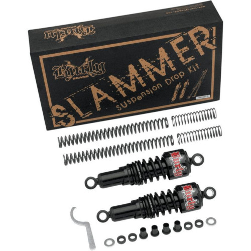 PartzBiz HD: 4421497-Burly Brand Black Front Rear Lowering Slammer Kit 04-15 Harley Sportster XL |. ราคา B28-1001B