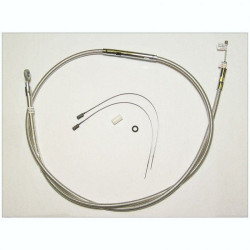 PartzBiz HD DS06521620 - สายคลัตช์ถักสแตนเลสขัดเงา Magnum 76 ” Plus + 14 Harley FLH 08-13 | 522314HE PartzBiz HD DS06521620 - สายคลัตช์ถักสแตนเลสขัดเงา Magnum 76 ” Plus + 14 Harley FLH 08-13 | 522314HE