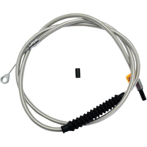 PartzBiz HD: 4421463-La Choppers Stainless Steel Braided Clutch Cable 08-13 FLH/T W/ 12-14 Bars-LA-8010C13