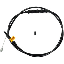 PartzBiz HD DS06521628 - La Choppers Black Vinyl Braided Clutch Cable 08-13 FLH/T W/ Mini Apes-LA-8010C08B