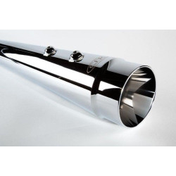 PartzBiz HD CFR-FLH001-7C - Cary Faas CFR 4 1/2" Chrome All Smooth Megaphone Tapered Mufflers Harley FL 2017 | FLH001-7C PartzBiz HD CFR-FLH001-7C - Cary Faas CFR 4 1/2" Chrome All Smooth Megaphone Tapered Mufflers Harley FL 2017 | FLH001-7C