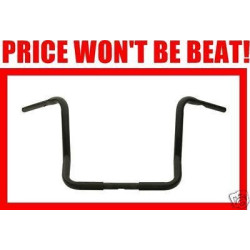 PartzBiz HD 693679 - Santee 1 1/4" Dresser Black Bagger Ape Hangers Handlebars 11" Flh Flhx Flht - 693679