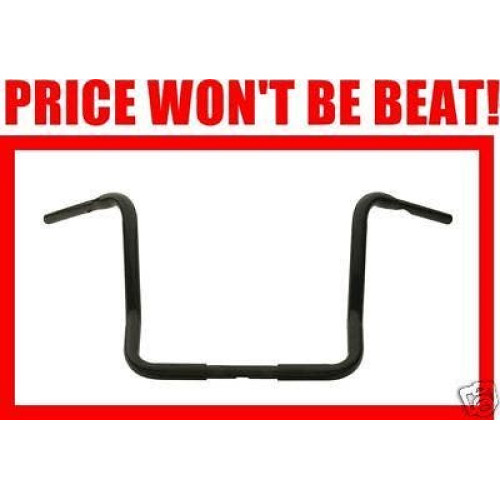 PartzBiz HD: 4421401-Santee 1 1/4" Dresser Black Bagger Ape Hangers Handlebars 11" Flh Flhx Flht - 693679