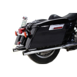 PartzBiz HD VT30-0349 - Chrome 3" Slip-On Ons Mufflers Exhaust Harley Touring Dresser Bagger 95-16 PartzBiz HD VT30-0349 - Chrome 3" Slip-On Ons Mufflers Exhaust Harley Touring Dresser Bagger 95-16