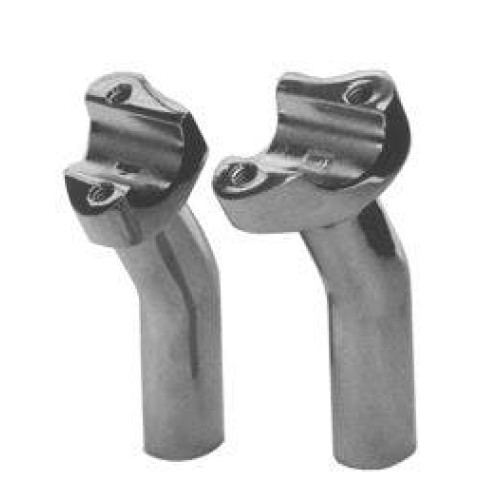 PartzBiz HD: 4421339-Chrome 4.5" Pullback Handlebar Risers for 1" Handlebars Pull Back Risers 77-17 PartzBiz HD: 4421339-Chrome 4.5" Pullback Handlebar Risers for 1" Handlebars Pull Back Risers 77-17