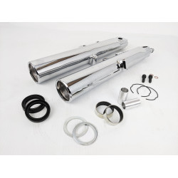 PartzBiz HD MU36840 - Chrome 41mm Lower Fork Leg Sets Dual Disc OE Repl 45500167 Harley Touring FLT PartzBiz HD MU36840 - Chrome 41mm Lower Fork Leg Sets Dual Disc OE Repl 45500167 Harley Touring FLT