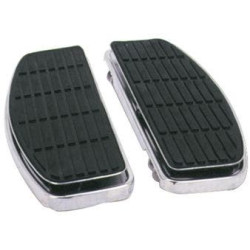 PartzBiz HD MU25525 - Chrome 8" Floorboards Footboards ISO Style OE Rep 50621-79A Harley FL 86-Up PartzBiz HD MU25525 - Chrome 8" Floorboards Footboards ISO Style OE Rep 50621-79A Harley FL 86-Up