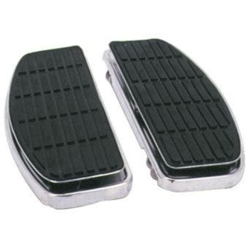 PartzBiz HD: 4421285-Chrome 8" Floorboards Footboards ISO Style OE Rep 50621-79A Harley FL 86-Up PartzBiz HD: 4421285-Chrome 8" Floorboards Footboards ISO Style OE Rep 50621-79A Harley FL 86-Up