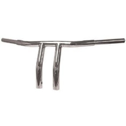 PartzBiz HD MU40016 - Chrome 8" T-Bar Drag Riser Handlebars Harley Big Twin & Sportster 40016 PartzBiz HD MU40016 - Chrome 8" T-Bar Drag Riser Handlebars Harley Big Twin & Sportster 40016