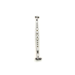 PartzBiz HD VT21-0283 - Chrome Ball Drilled Shifter Rod 3" Extended Harley Davidson & Custom Chopper