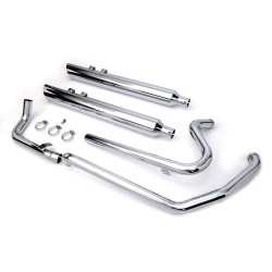 PartzBiz HD VT30-0621 - Chrome Crossover Exhaust Header System Harley Touring FLT 2009 PartzBiz HD VT30-0621 - Chrome Crossover Exhaust Header System Harley Touring FLT 2009