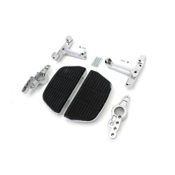 PartzBiz HD VT51-0998 - แผ่นปูพื้นผู้โดยสารทรง Chrome D-Shaped พร้อมชุดติดตั้งสวิงอาร์ม Harley Touring 07-08 PartzBiz HD VT51-0998 - แผ่นปูพื้นผู้โดยสารทรง Chrome D-Shaped พร้อมชุดติดตั้งสวิงอาร์ม Harley Touring 07-08