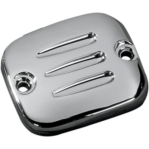 PartzBiz HD: 4421243-Chrome Groove Front Brake Master Cylinder Cover for Harley XL Touring Softail Dyna