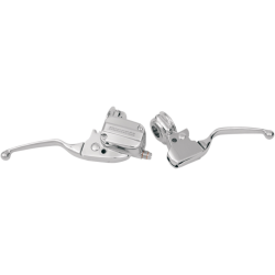 PartzBiz HD DS06100241 - Chrome Handlebar Controls Brake & Clutch Levers for 08-13 Harley FLH/T