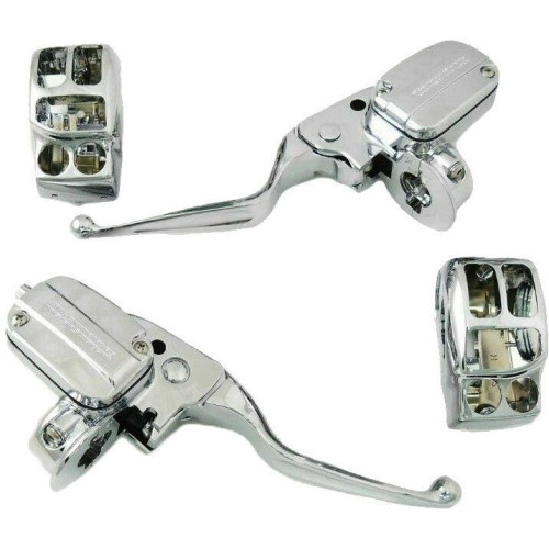 PartzBiz HD: 4421246-HardDrive Chome Hand Control Kit Harley Touring 2017-2020 w/ Hydraulic Clutch PartzBiz HD: 4421246-HardDrive Chome Hand Control Kit Harley Touring 2017-2020 w/ Hydraulic Clutch