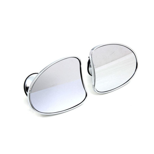 PartzBiz HD: 4421223-Chrome Mini Fairing Mirror Set OE Repl 56000077 Harley FLT 14-Up