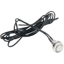 PartzBiz HD DS21060011 - Chrome Momentary Switch Mini Custom Button for Horn Signal or Harley Starter Switch