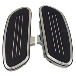 PartzBiz HD MU24005 - Chrome Passenger Streamliner Style Floorboards Harley Touring FLH/T 50420-04 PartzBiz HD MU24005 - Chrome Passenger Streamliner Style Floorboards Harley Touring FLH/T 50420-04