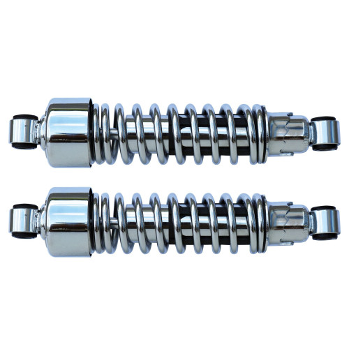 PartzBiz HD: 4421195-Chrome Plated 10.5" Complete Rear Shock Assembly Harley & Custom PartzBiz HD: 4421195-Chrome Plated 10.5" Complete Rear Shock Assembly Harley & Custom