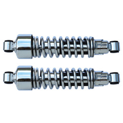 PartzBiz HD MW116-101 - Chrome Plated 11" Complete Rear Shock Assembly Harley & Custom PartzBiz HD MW116-101 - Chrome Plated 11" Complete Rear Shock Assembly Harley & Custom