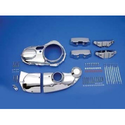PartzBiz HD VT42-0947 - Chrome Primary Rocker Cam Covers Dress Up Kit 04-19 Harley Sportster XL 42-0947