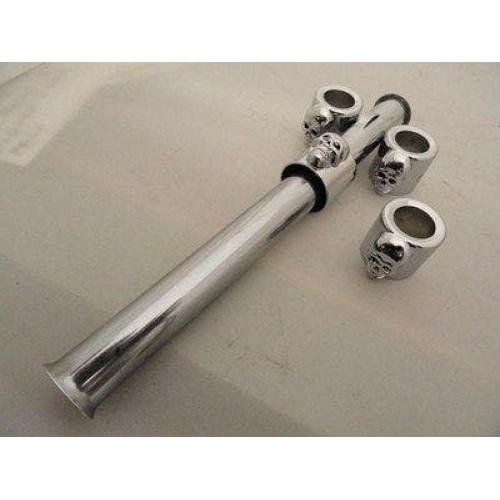 PartzBiz HD: 4421204-Chrome ฝาครอบ Pushrod ถ้วยชุด 4 Skull Harley 37-9078 36 Up XL FXR FL FX T8 PartzBiz HD: 4421204-Chrome ฝาครอบ Pushrod ถ้วยชุด 4 Skull Harley 37-9078 36 Up XL FXR FL FX T8