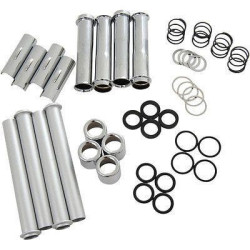 PartzBiz HD DS09280039 - Drag Specialties Chrome Pushrod Cover Kit For Harley Sportster Xl 2004-2015 | 0928-0039