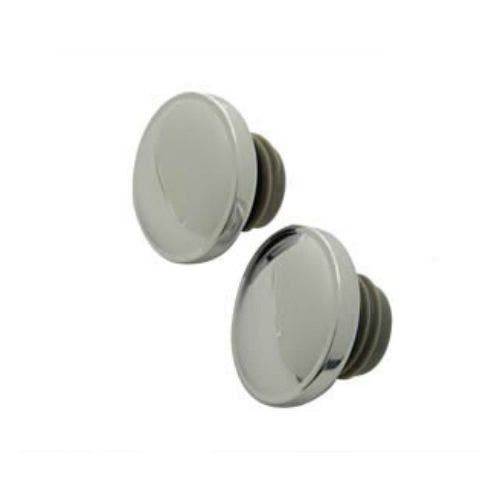 PartzBiz HD: 4421207-Chrome Ratcheting Style Gas Caps 38-0320 Pair 83-95 Harley FL Repl OE 61272-92A