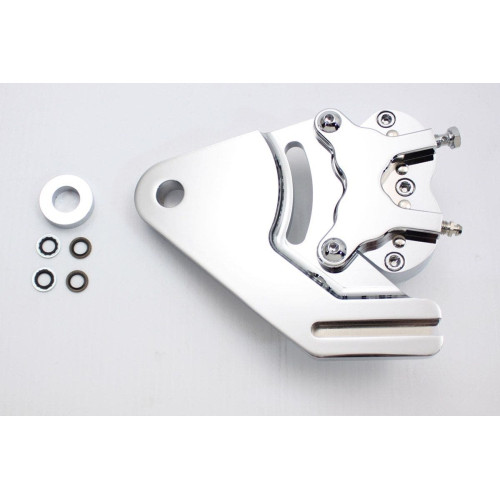 PartzBiz HD: 4421208-Chrome Rear 4 Four Piston Brake Caliper Kit Harley Softail FXST FLST Evo 23-0853 PartzBiz HD: 4421208-Chrome Rear 4 Four Piston Brake Caliper Kit Harley Softail FXST FLST Evo 23-0853