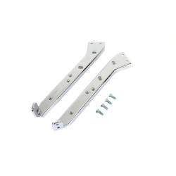 PartzBiz HD VT49-0532 - Chrome Saddlebag Guard Kit Reinforced Brackets 49-0532 Harley Touring 79-13