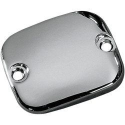 PartzBiz HD DSDS373813 - Chrome Smooth Front Brake Master Cylinder Cover for Harley XL Touring Softail Dyna