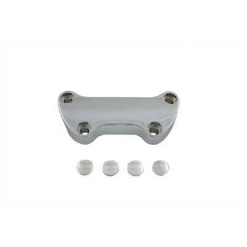 PartzBiz HD: 4421190-Chrome Smooth Riser Top Clamp สำหรับ Harley Davidson 73-Up V-Twin 25-2107 PartzBiz HD: 4421190-Chrome Smooth Riser Top Clamp สำหรับ Harley Davidson 73-Up V-Twin 25-2107