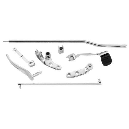 PartzBiz HD: 4421157-Chrome Stock ความยาวชุดควบคุมไปข้างหน้าไม่มีหมุด 06-17 Harley Dyna Repl 49080-0 482718 056269 PartzBiz HD: 4421157-Chrome Stock ความยาวชุดควบคุมไปข้างหน้าไม่มีหมุด 06-17 Harley Dyna Repl 49080-0 482718 056269