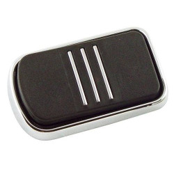 PartzBiz HD MU45105 - Chrome Streamliner Style Brake Pedal Pad Harley Touring 1980-Later 42712-04 PartzBiz HD MU45105 - Chrome Streamliner Style Brake Pedal Pad Harley Touring 1980-Later 42712-04