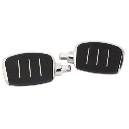 PartzBiz HD: 4421159-Chrome Streamliner Styled 3" Adjustable Mini Floor Board Set Harley Models PartzBiz HD: 4421159-Chrome Streamliner Styled 3" Adjustable Mini Floor Board Set Harley Models