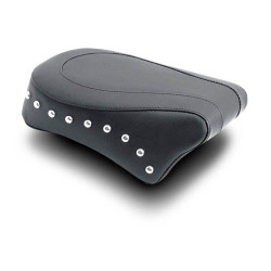 PartzBiz HD MD76108 - Mustang Seats Chrome Studded Standard Rear Seat Pillion Harley Dyna Models 06-17 | 76108 PartzBiz HD MD76108 - Mustang Seats Chrome Studded Standard Rear Seat Pillion Harley Dyna Models 06-17 | 76108