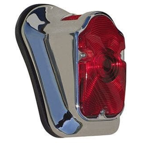 PartzBiz HD: 4421168-ไฟเบรกหลังไฟท้าย Chrome Tombstone พร้อม LED Array Harley Big Twin 73-99