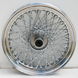 PartzBiz HD MW36-349 - Chrome Ultima 80 Twisted Spoke 16" x 3.0" Front Wheel Harley FXST & FXDWG 84-99 PartzBiz HD MW36-349 - Chrome Ultima 80 Twisted Spoke 16" x 3.0" Front Wheel Harley FXST & FXDWG 84-99