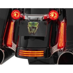 PartzBiz HD DS20402682 - EPC ราคาสุดคุ้ม จัดส่งฟรี. Ciro 40043 ไฟ LED สีแดงแผงฟิลเลอร์ด้านหลังสำหรับ Harley Touring FLH/R 14-Up