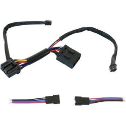 PartzBiz HD DS21200983 - Ciro 40090 Plug & Play Machete Bag Light Wiring Harness for Harley Touring 97-13 bagger dresser 40090 40155