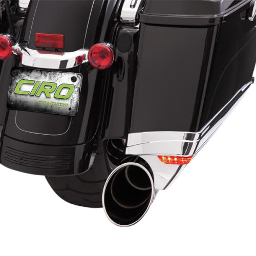 PartzBiz HD: 4421092-Ciro 40110 Chrome Saddlebag Extensions 3-Way LED Harley Touring 14-Up PartzBiz HD: 4421092-Ciro 40110 Chrome Saddlebag Extensions 3-Way LED Harley Touring 14-Up