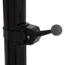 PartzBiz HD DS44020587 - Ciro 50126 อุปกรณ์ยึดลูกบอลอเนกประสงค์สีดำสำหรับท่อ 7/8” ถึง 2-1/4