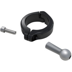 PartzBiz HD DS06360182 - Ciro 50135 Black Aluminum Clamp w/ Ball Mount 1-1/2" Handlebars PartzBiz HD DS06360182 - Ciro 50135 Black Aluminum Clamp w/ Ball Mount 1-1/2" Handlebars
