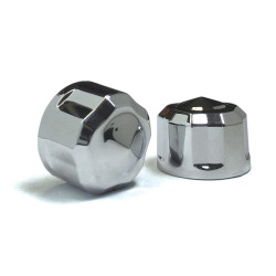 PartzBiz HD DS24040839 - Ciro 70021 Chrome Diamond-Cut Crown Engine Motor Bolt Cap Set Harley Milwaukee 8 M8 17-19