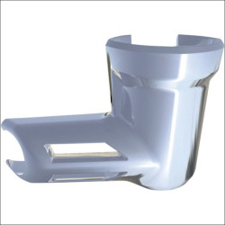 PartzBiz HD DS07050283 - Ciro Chrome EFI Fuel Line Fitting Cover Harley 01-16 Softail 02-16 FLH 04-16 FXD | 73000