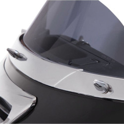 PartzBiz HD DS24040647 - Ciro Chrome Pointed Windshield Screw Cap Kit สำหรับ Harley Batwing 14-16 | 10110 PartzBiz HD DS24040647 - Ciro Chrome Pointed Windshield Screw Cap Kit สำหรับ Harley Batwing 14-16 | 10110