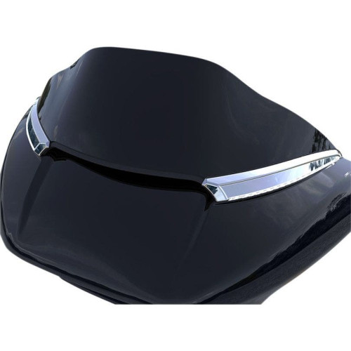 PartzBiz HD: 4420973-Ciro Chrome Sequential LED Horizonal LED กระจกหน้ารถ Trim Harley Road Glide 15-18 | 11050